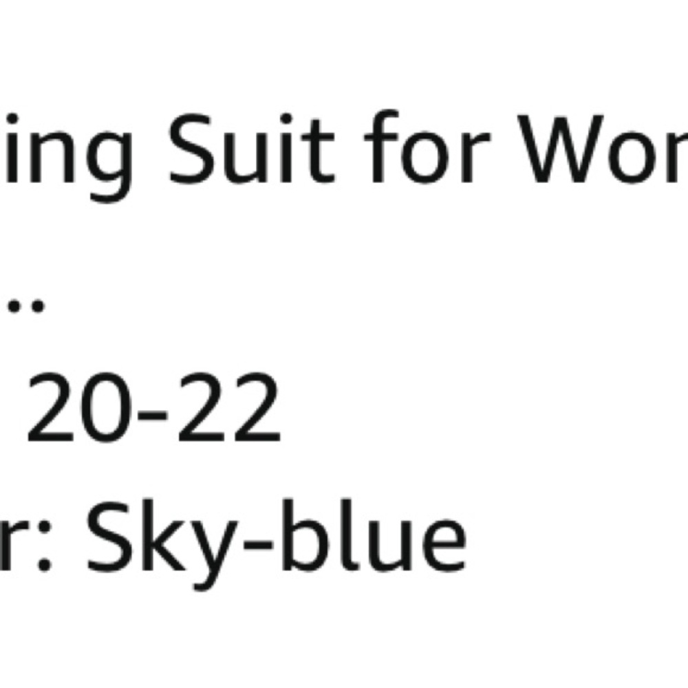 Blue One Piece Swimwear